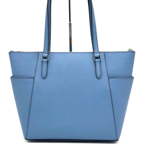 Michael Kors Large Charlotte Tote Bag Denim Blue - Picture 5 of 10